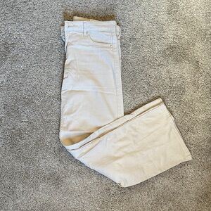 H&M Cream Wide-Leg Trousers